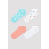 Penti Kız Çocuk Dotty 4lü Çoklu Patik - 23 - 26 - Beyaz