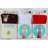 Penti Kız Çocuk Karşık Desenli Külotlu Çorap 3'lü - 11 - 13 Yaş - Renkli