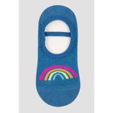 Penti Kız Çocuk Line Rainbow Suba Çorap - 35 - 37 - Lacivert