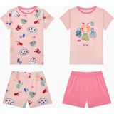 Penti Kız Çocuk Local Pamuklu Çok Renkli 2li Pijama Takımı - 8 - 9 Yaş