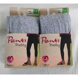 Penti Kız Çocuk Pamuk Külotlu Çorap ( Pretty Pamuklu Külotlu Çorap ) 2 'li - 4 - 5 Yaş - Gri