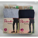 Penti Kız Çocuk Pamuk Külotlu Çorap ( Pretty Pamuklu Külotlu Çorap ) 2'li - Gri - Lacivert - 11 - 13 Yaş