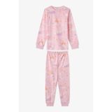 Penti Kız Çocuk Pembe Fly Repeat Pamuklu Uzun Kollu Pijama Takımı Lila