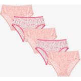 Penti Kız Çocuk Pembe Flying Unicorn Desenli 5'li Slip Külot - 9 - 10 Yaş