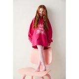 Penti Kız Çocuk Pembe Retro Daisy Desenli Külotlu Çorap - 11 - 13 Yaş