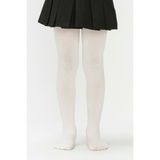 Penti Kız Çocuk Pretty Extra Cotton Vanilya Külotlu Çorap - Beyaz - 4