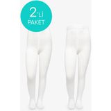 Penti Kız Çocuk Pretty Koton Beyaz 2’li Külotlu Çorap - 5
