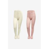 Penti Kız Çocuk Pretty Rib Pembe 2li Külotlu Çorap