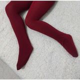 Penti Kız Çocuk Şarap Pretty Simli Külotlu Çorap - 6 - 8 Yaş - Bordo
