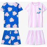 Penti Kız Çocuk Shells Pamuklu 2li Çok Renkli Pijama Takımı - 8 - 9 Yaş