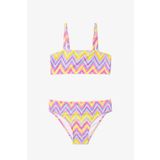 Penti Kız Çocuk Zigzag Bandeau Bikini Takımı