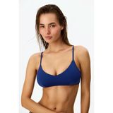 Penti Lacivert Front V Yaka Bikini Üstü - 36