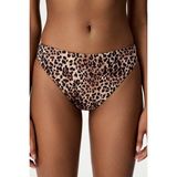 Penti Leopar Desenli Yüksek Bel Bikini Altı - 42 - Çok Renkli