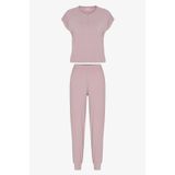Penti Lila Midnight Fitilli Pantolon Kısa Kollu Pijama Takımı