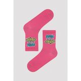 Penti Made You Smile Soket Çorap - Pembe - Standart