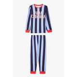 Penti Mavi Erkek Çocuk Abra Kadabra Çizgili Pijama Takımı