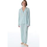 Penti Mint Yesili Josie Çizgili Gömlek Uzun Kollu Pantolon Pijama Takımı - Mint Yeşili - XS