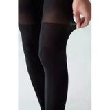 Penti Over Knee Siyah S/M Desenli Külotlu Çorap