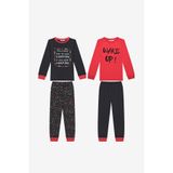 Penti Pamuklu Erkek Çocuk Wake Up 2li Pijama Takımı, Çok Renkli, 5-6 Yaş