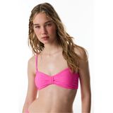 Penti Parlak Pembe Nena Straplez Knot Bikini Üstü