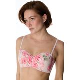 Penti Pembe Lotus Çiçekli Pedli Sütyen - 85C - Açık Pembe