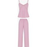 Penti Pembe Petal Dantelli Pantolon Pijama Takımı