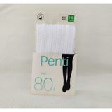 Penti Pembe Rengi Kız Çocuk Külotlu Çorap - Beyaz - 4 - 5 Yaş