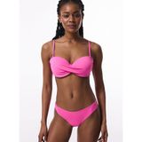 Penti Pembe Straplez Cup Toparlayıcı Balenli Bikini Üstü