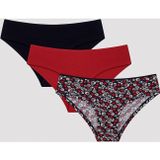 Penti Poppy Flower 3Lü Hipster Çok Renkli Külot