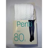 Penti Pretty Knıt 80 Den Külotlu Çorap Beyaz 11-13 Yaş - 11 - 13 Yaş