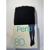 Penti Pretty Knıt 80 Den Külotlu Çorap Siyah 11-13 Yaş - 11 - 13 Yaş