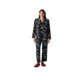 Penti Quinn Gömlek Pantolon Pijama Takımı, S, PNCNT73724SK-BK3, Siyah, kadın