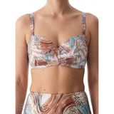 Penti Renkli Janet Lotus Straplez Bikini Üstü, 80B, PLUFFMJA26IY-MIX, Çok Renkli, Kadın