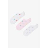 Penti Renkli Kız Çocuk Vibrant Hearts 3'lü Patik Çorap