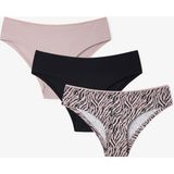 Penti Renkli Zebra Dance 3'lü Hipster Külot - 2XL