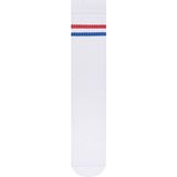 Penti Rib Stripe Çizgili Beyaz Pantolon Çorabı - Standart