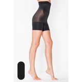 Penti Shaper Siyah Şort, Kadın, 2XL Beden, Karın Düzleştirici, Kaymaz Silikon Bantlı