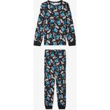 Penti Siyah Erkek Çocuk Sonic Uzun Kollu Pamuklu Pijama Takımı - 3 - 4 Yaş