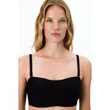 Penti Siyah Invisible Bandeau Straplez Sütyen - XL