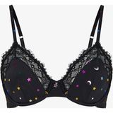 Penti Siyah Micro Lace Wire Sütyen - 80C