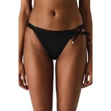 Penti Siyah Montana Side Dokulu Orta Bel Bikini Altı - 36 - Siyah