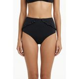 Penti Siyah New High Ruffle Yüksek Bel Bikini Altı - 36 - Siyah