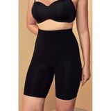 Penti Siyah Premium Seamless Push Up Şort Korse Siyah