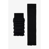 Penti Siyah Warm Ruffle Tozluk