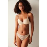 Penti Wow Dantelli Push Up Destekli Bej Sütyen, PL78FUGH23SK-BG86