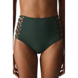 Penti Yeşil Fashion Yüksek Bel Bikini Altı - 34