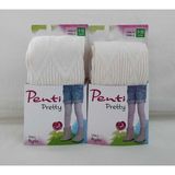 Penti Yüksek Pamuk Oranı Knitwear 2'li Külotlu Çocuk Çorabı - Kız Çocuk Külotlu Çorap - Vanilya - 4 - 5 Yaş