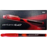 pentonic roller kalem evo 0.7 mm kırmızı (10 lu paket) - Yok