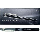 pentonic roller kalem evo 0.7 mm siyah (10 lu paket) - Yok