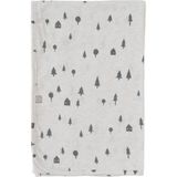 Penye Battaniye Çift Katlı Doğal Pamuk 80X80 cm (Çam Ormanı) - 80 x 80 cm - Çok Renkli